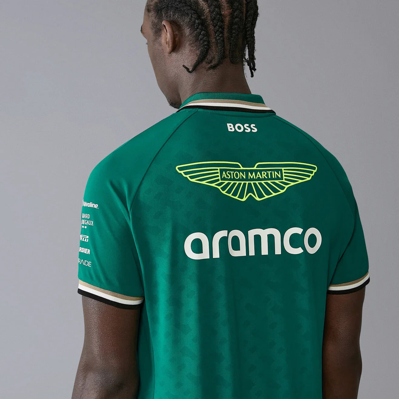 ASTON MARTIN F1 Mens Rp Equipo Polo Verde – 6 – Maximomoto PT