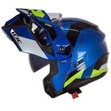 HJC C80 ROX MC24 Moto Modular Capacete Azul