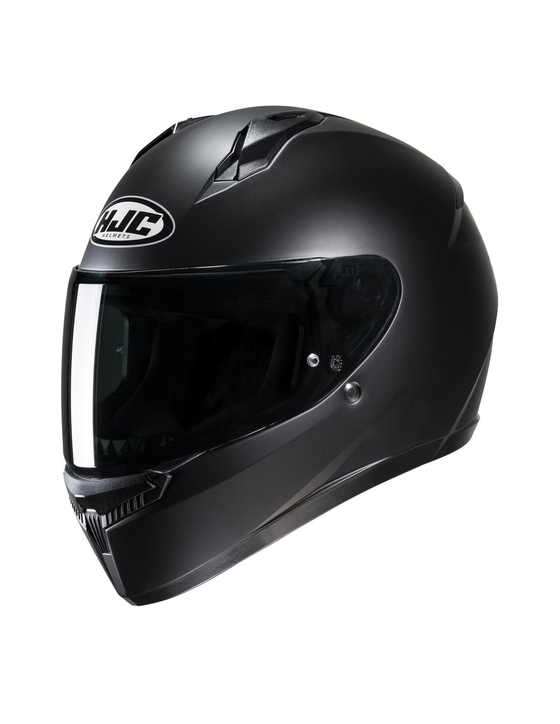 HJC- C10 UNI SEMI FLAT NEGRO casco de moto integral – 1 – Maximomoto PT