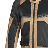 BELA ONSAKER Moto Textil Casacos Areia Preta Laranja