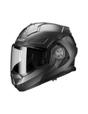 LS2 FF901 ADVANT X MOTO MODULAR CAPACETE TITÂNIO SÓLIDO MATE
