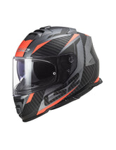 LS2 FF800 STORM RACER MATT TITANIUM FLUO ORANGE – Maximomoto PT