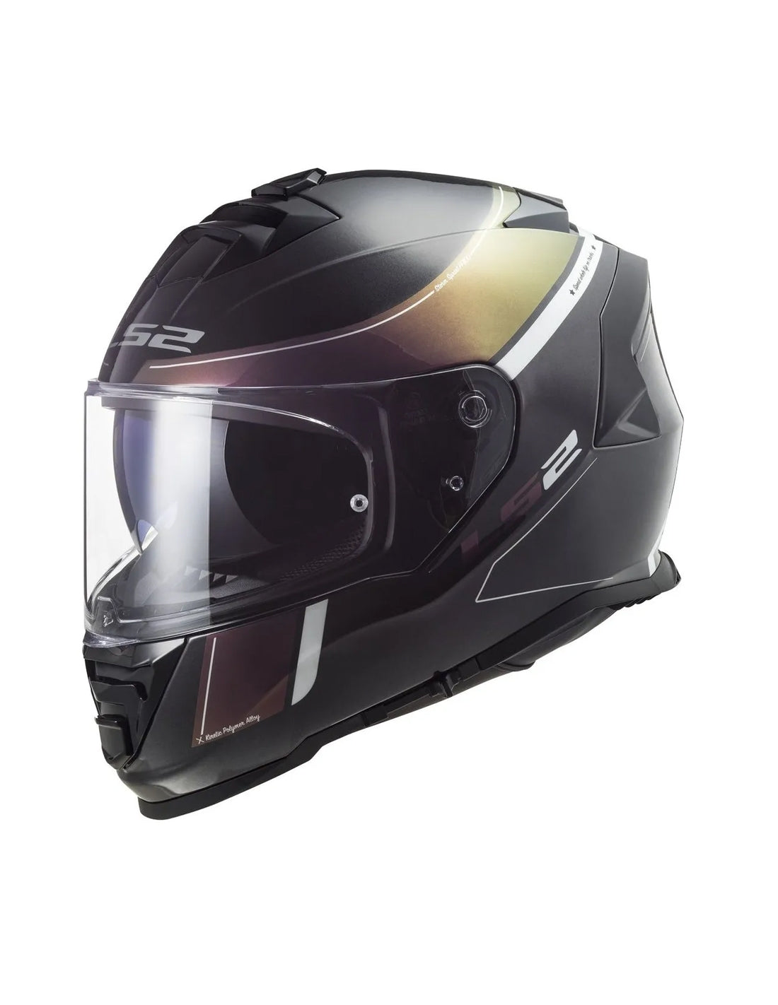 LS2 FF800 STORM VELVET CAPACETE INTEGRAL DE MOTO PRETO RAINBOW – 1 – Maximomoto PT