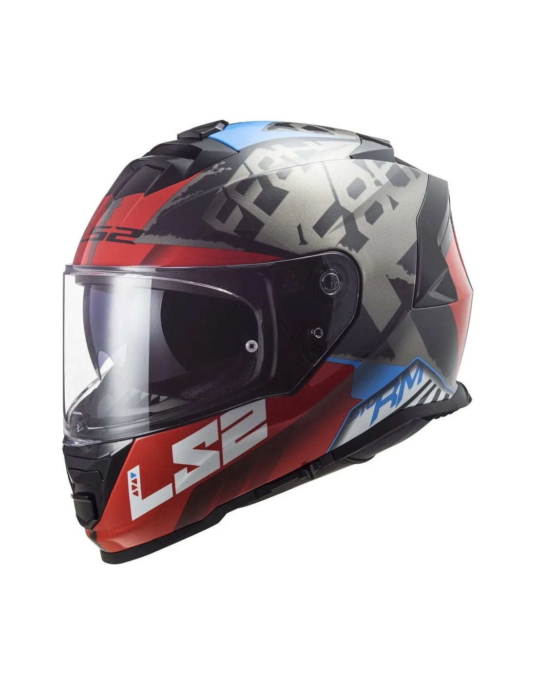 LS2 FF800 STORM SPRINTER BLACK RED TITANIUM – 1 – Maximomoto PT