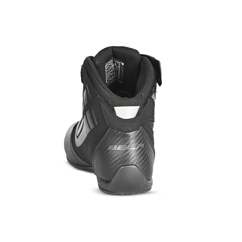 BELA Kiva Homem Moto Couro Botas Preta Cinza