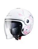 CABERG-CASCO UPTOWN BLOOM WHITE/SILVER/PINK