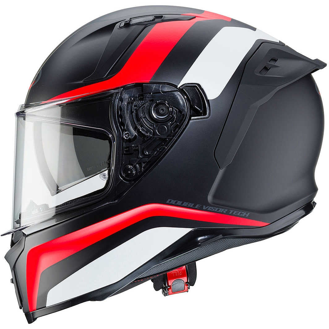 CABERG-CASCO AVALON BLAST MATT BLACK/WHITE/RED FLUO – 2 – Maximomoto PT