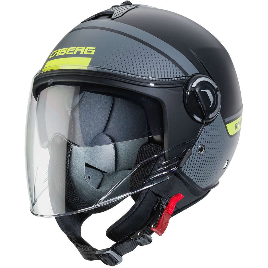 CABERG-CASCO RIVIERA V4 ELITE MATT/BLACK/ANTHRA/ORANGE FL – 1 – Maximomoto PT