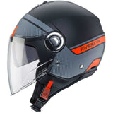 CABERG-CASCO RIVIERA V4 ELITE MATT/BLACK/ANTHRA/ORANGE FL