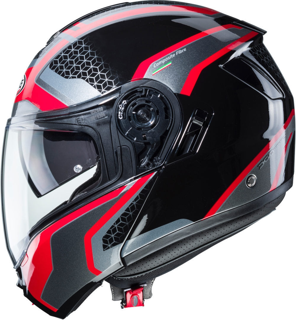 CABERG-CASCO LEVO SONAR BLACK/RED/ANTHRA/SILVER – 5 – Maximomoto PT