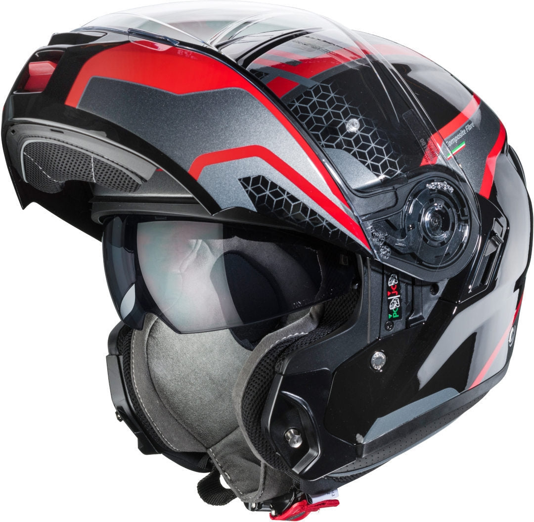 CABERG-CASCO LEVO SONAR BLACK/RED/ANTHRA/SILVER – 6 – Maximomoto PT