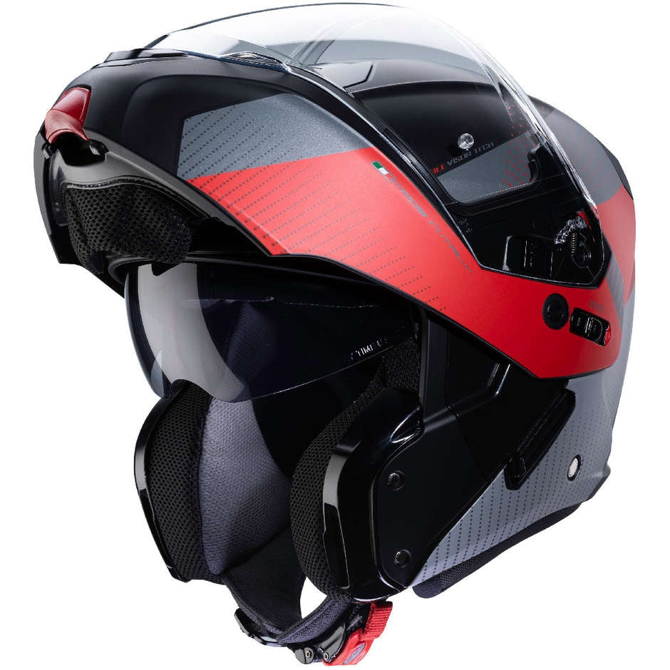 CABERG-CASCO HORUS SCOUT MATT BLAC/RED FL/ANTHRASIL – 4 – Maximomoto PT
