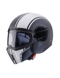 CABERG-CASCO GHOST LEGEND MATT BLACK/WHITE