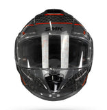 SMK TITAN CARBON DECORADO GL263 Moto Integral Capacete