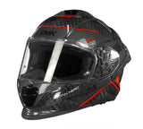 SMK TITAN CARBON DECORADO GL263 Moto Integral Capacete