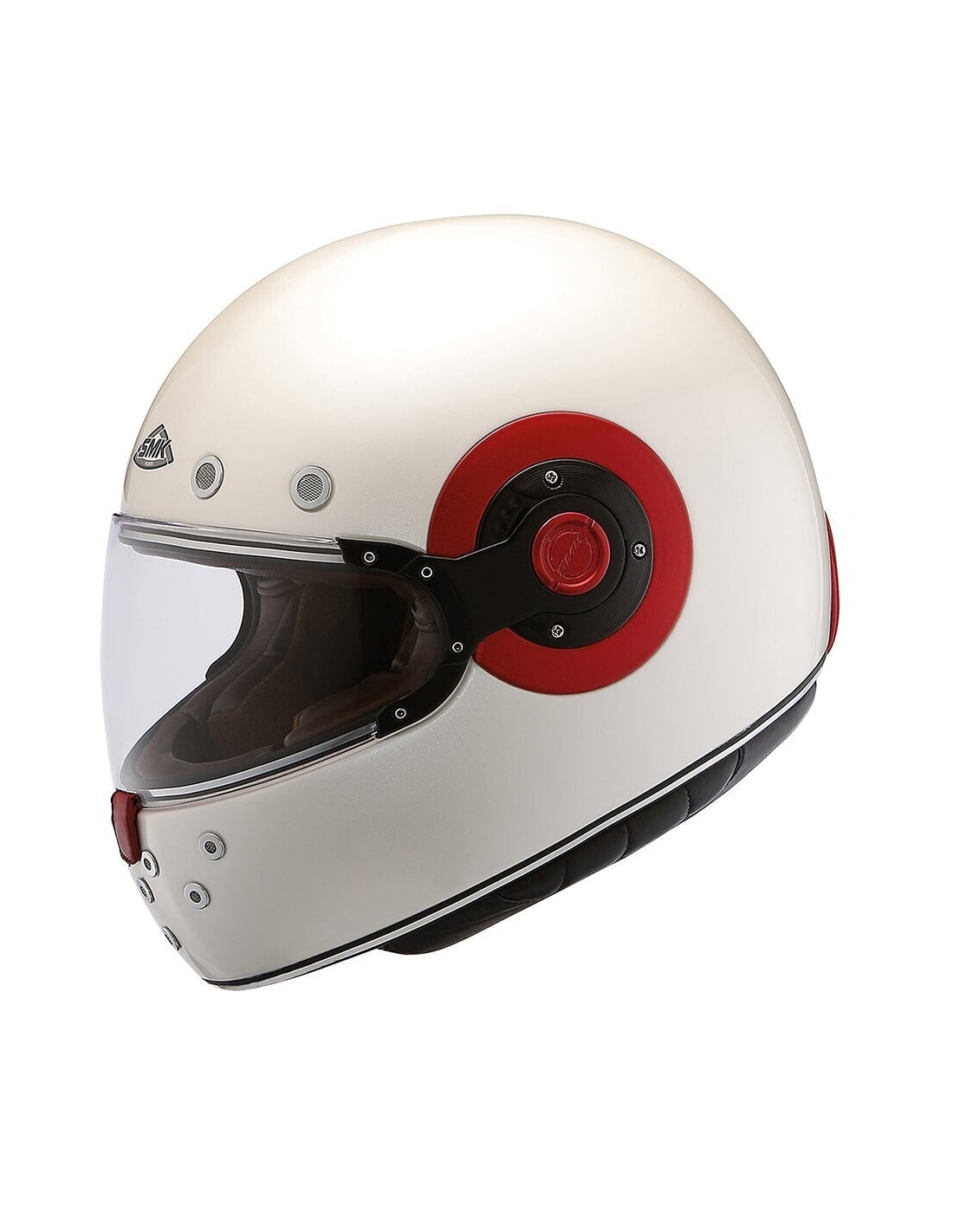 SMK RETRO MOTO INTEGRAL CAPACETE BRANCO BRILLO (GL130)