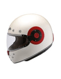 SMK RETRO MOTO INTEGRAL CAPACETE BRANCO BRILLO (GL130)