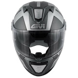 GIVI CASCO MOD X23/SYDNEY C/PL.D/VIPER NEGRO-MT/PLATA