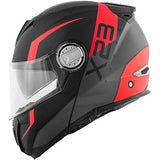 GIVI CASCO MOD X23/SYDNEY C/PL.D/VIPER NEGRO-MT/NARANJA