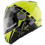GIVI CASCO MOD X23/SYDNEY C/PL.D/ECLIPSE YELLOW NN/NEGRO