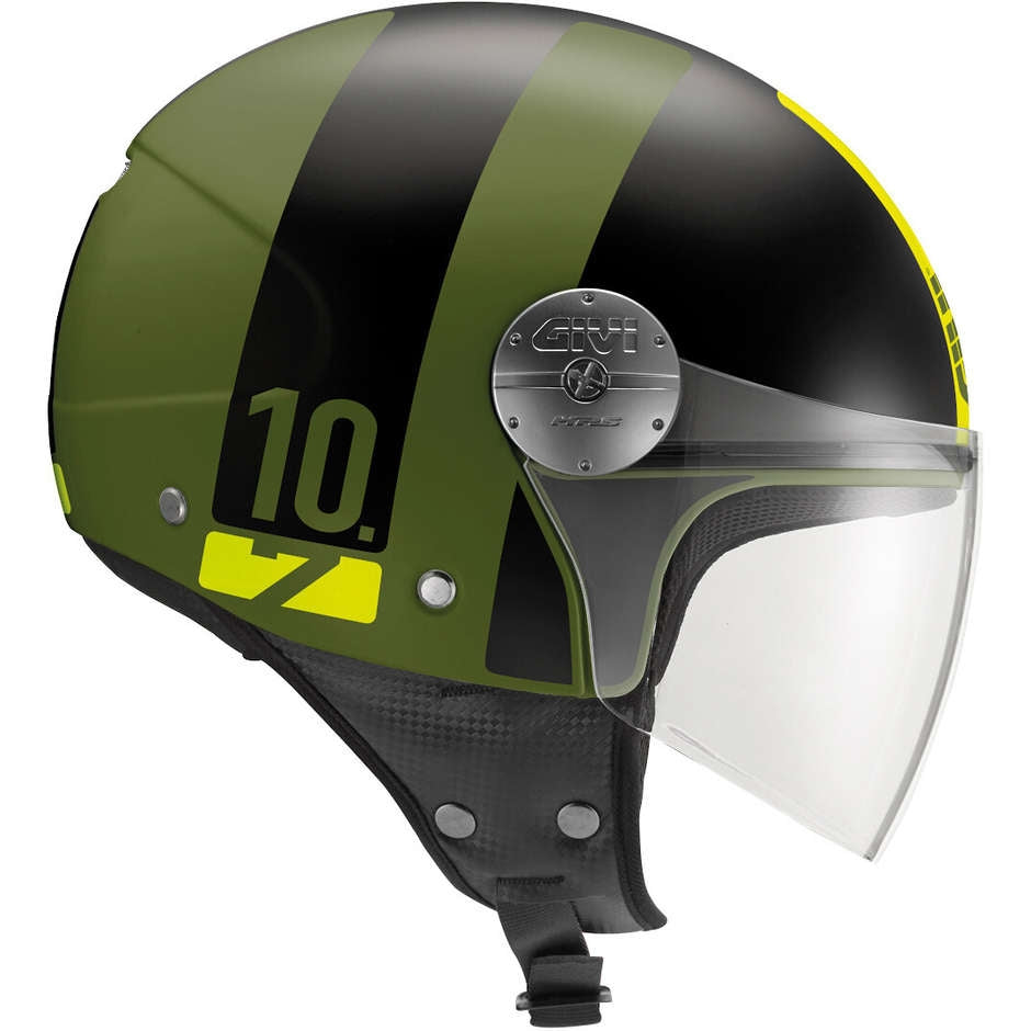 GIVI 10.7 MINI-J.D CAMOUPLANOE Moto Jet Capacetes Negro Amarelo – 3 – Maximomoto PT