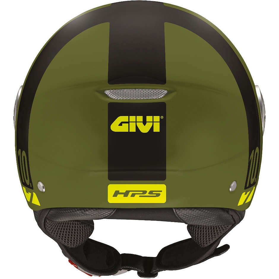 GIVI 10.7 MINI-J.D CAMOUPLANOE Moto Jet Capacetes Negro Amarelo – 4 – Maximomoto PT