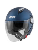 GIVI 12.3 STRATOS.D SOLID Moto Jet Capacetes Azul Escuro