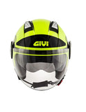 GIVI CASCO JET-R 111/AIR JET.D/ROUND YELLOW/NEGRO