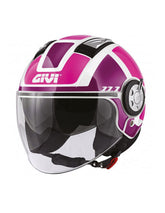 GIVI CASCO JET 124/FUTURE.D/BIG-LADY BLANCO/ROSA – Maximomoto PT