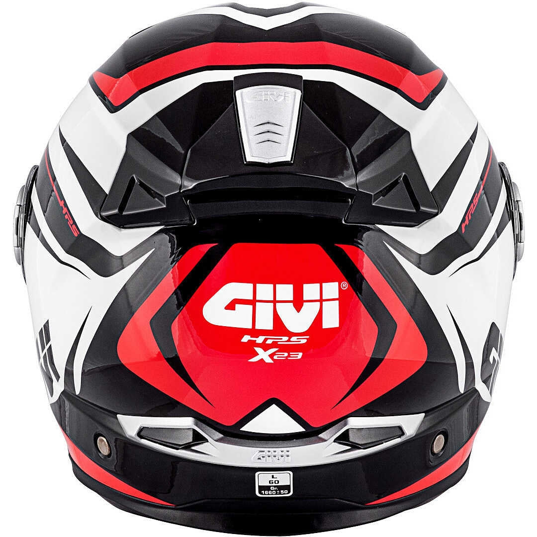 GIVI X. 23 SYDNEY POINTED Modular Motorcycle Helmet White Red Black – 2 – Maximomoto PT