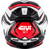 GIVI X.23 SYDNEY POINTED Moto Modular Capacete Branco Vermelho Preto