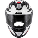 GIVI X.23 SYDNEY POINTED Moto Modular Capacete Branco Vermelho Preto