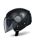 GIVI CASCO JET 124/FUTURE.D/SOLID NEGRO