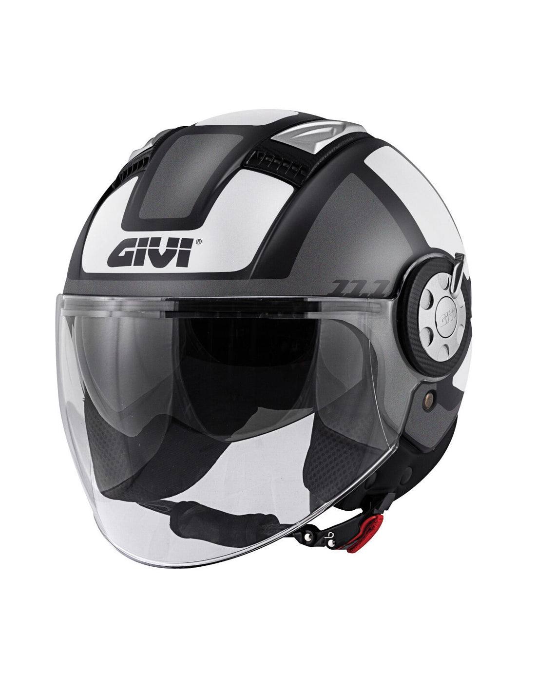GIVI CASCO JET-R 111/AIR JET.D/ROUND BLANCO/NEGRO – 1 – Maximomoto PT