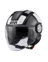 GIVI CASCO JET-R 111/AIR JET.D/ROUND BLANCO/NEGRO – Maximomoto PT