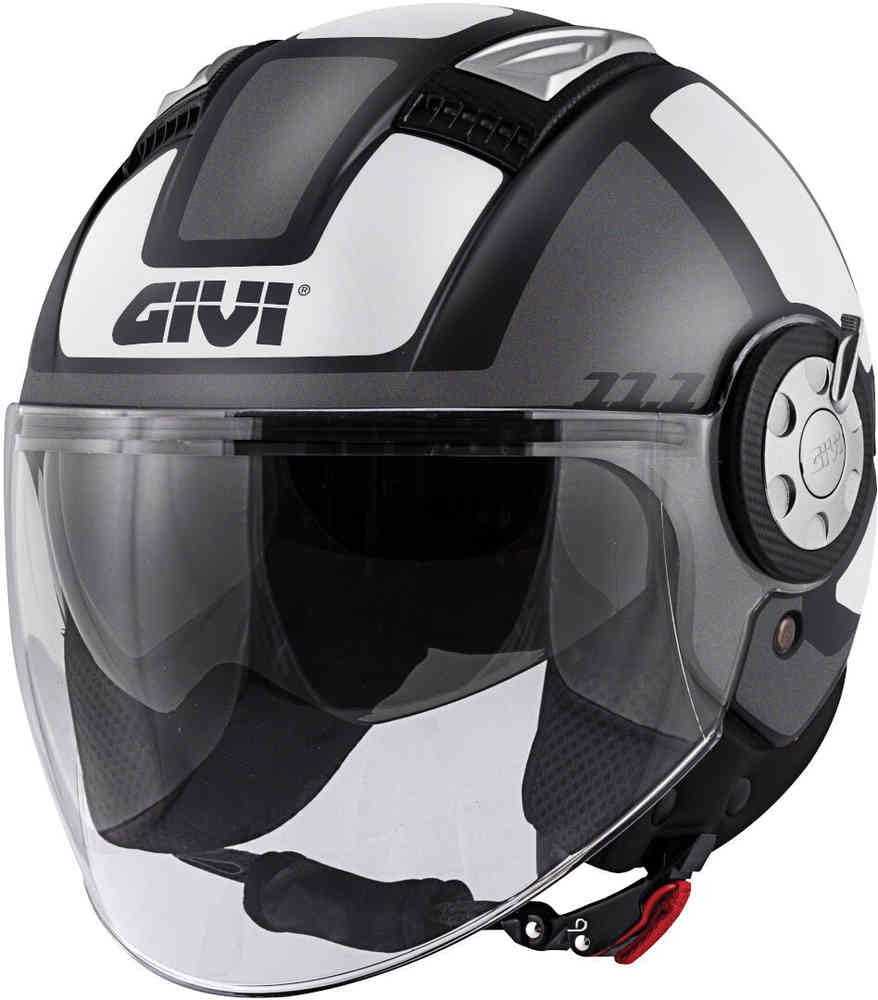 GIVI CASCO JET-R 111/AIR JET.D/ROUND BLANCO/NEGRO – 3 – Maximomoto PT