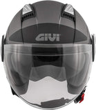 GIVI CASCO JET-R 111/AIR JET.D/ROUND TITANIO/NEGRO