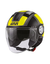 GIVI CASCO JET-R 111/AIR JET.D/ROUND NEGRO/YELLOW – Maximomoto PT
