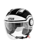 GIVI CASCO JET-R 111/AIR JET.D/ROUND NEGRO/BLANCO