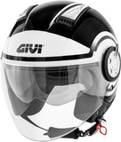 GIVI CASCO JET-R 111/AIR JET.D/ROUND NEGRO/BLANCO