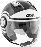 GIVI CASCO JET-R 111/AIR JET.D/ROUND NEGRO/BLANCO