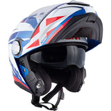 GIVI MOD X.23 SYDNEY POINTED Moto Modular Capacete Branco Azul Vermelho