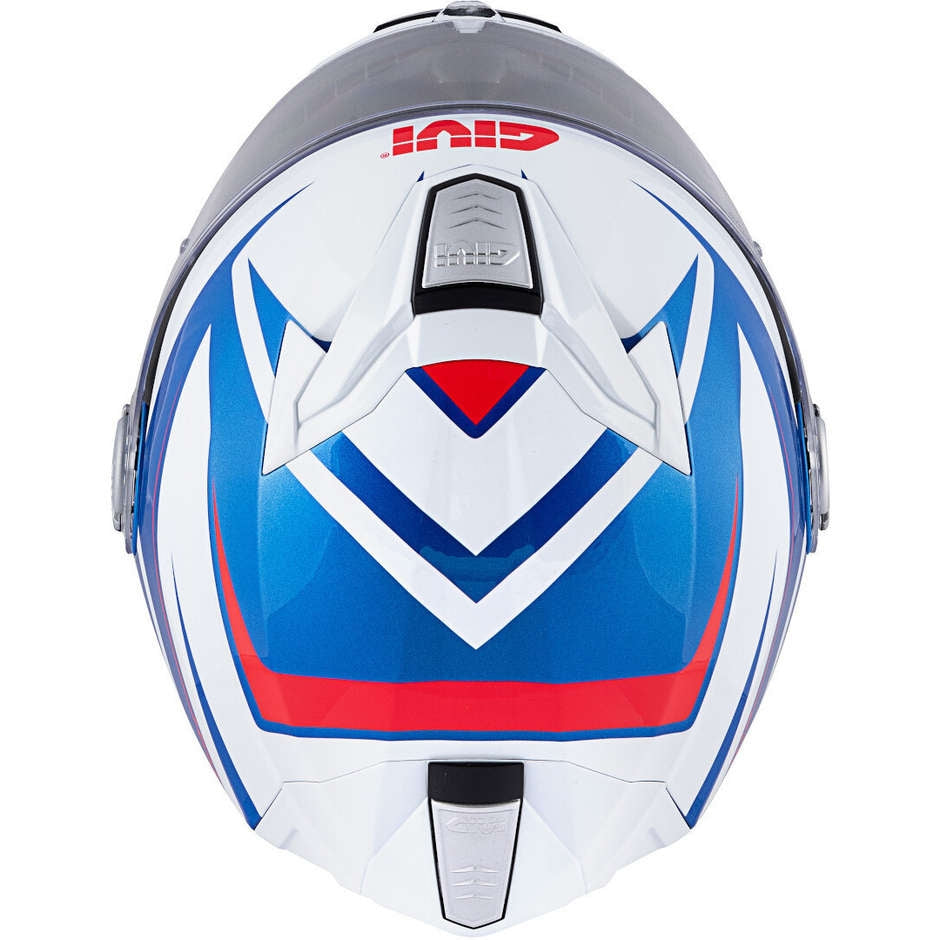 GIVI MOD X. 23 SYDNEY POINTED Modular Motorcycle Helmet White Blue Red – 3 – Maximomoto PT