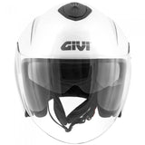 GIVI CASCO JET 209/FIBER JET C/VLD/GLIESE BLANCO