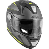 GIVI CASCO MOD X23/SYDNEY C/PL.D/POINTED NEGRO_MT-TITANI