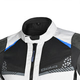 BELA ONSAKER Moto Textil Casacos Azul Gelo Preto