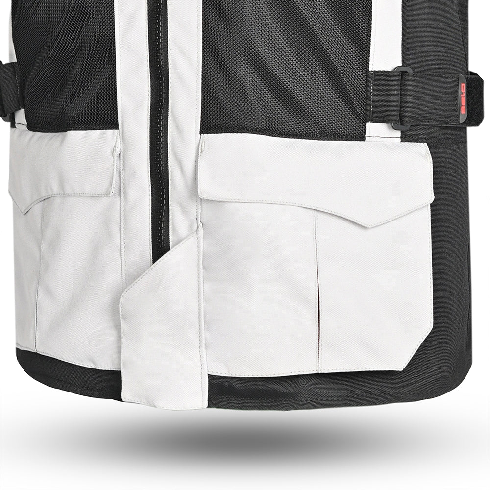 BELA ONSAKER Textil Moto Casacos Gelo Preto Vermelho