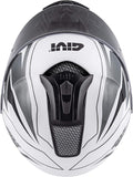 GIVI - CASCO X21 CHALLENGER SHIVER BLANCO TITANIO NEGRO