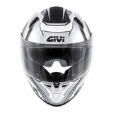 GIVI 50.6 STOCCARDA GLADE Moto Integral Capacete Titânio Branco