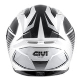 GIVI 50.6 STOCCARDA GLADE Moto Integral Capacete Titânio Branco
